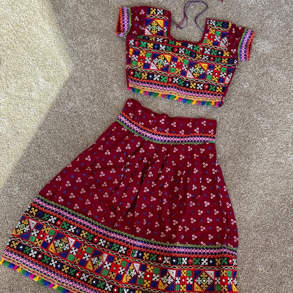Indian Chaniya Choli Skirt Set